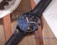 Perfect Replica Omega Deville Black Steel Case Leather Strap Chronograph 41mm (4)_th.jpg